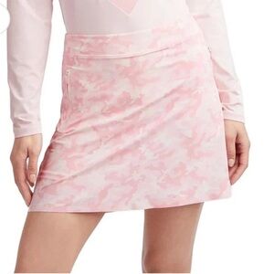 G/FORE silky tech nylon Pink camouflage skort